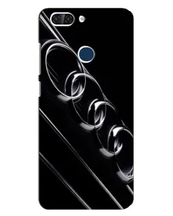 Чохол для ZTE Blade V9 з картинкою «Audi — абстрактні кільця»