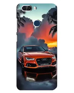 Чохол для ZTE Blade V9 з картинкою «Audi — захід сонця»
