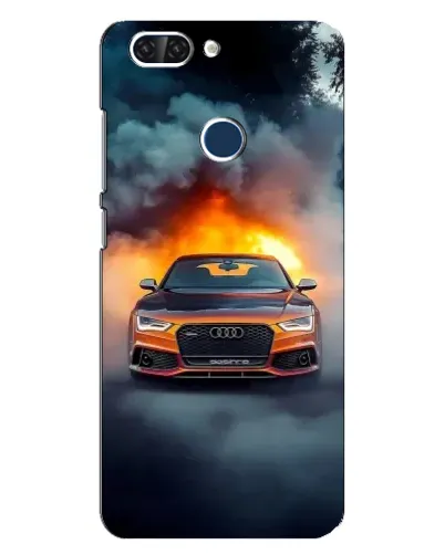 Чохол для ZTE Blade V9 з картинкою «Audi у вогняному диму» Чохол для ZTE Blade V9 з картинкою «Audi у вогняному диму»