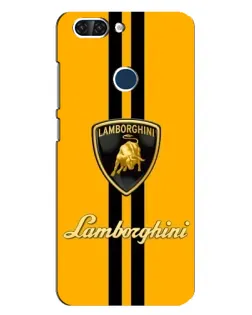 Чохол для ZTE Blade V9 з картинкою «Lamborghini Stripe жовтий»