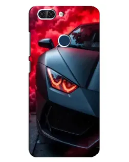 Чохол для ZTE Blade V9 з картинкою «Lamborghini червоне сяйво»