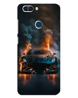 Чохол для ZTE Blade V9 з картинкою «Lamborghini димна естетика»