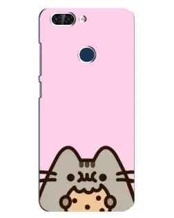 Чехол для ZTE Blade V9 с картинкой «Pusheen и печенье»