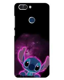 Чехол для ZTE Blade V9 с картинкой «Неоновый Stitch»