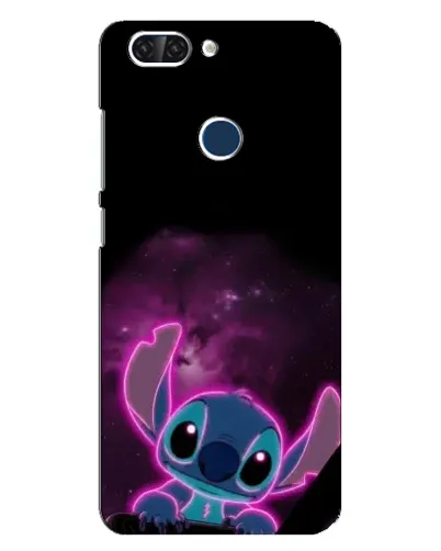Чехол для ZTE Blade V9 с картинкой «Неоновый Stitch»