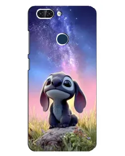 Чехол для ZTE Blade V9 с картинкой «Стич на рассвете»