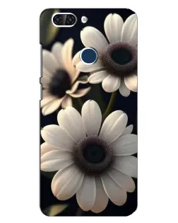 Чохол для ZTE Blade V9 з картинкою «Білі маргаритки макро»