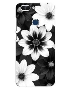 Чохол для ZTE Blade V9 з картинкою «Монохромні айстри»