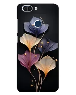 Чохол для ZTE Blade V9 з картинкою «Лілові квіти грації»