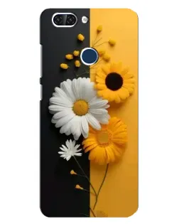 Чохол для ZTE Blade V9 з картинкою «Соняшник та ромашка»