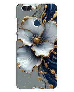 Чохол для ZTE Blade V9 з картинкою «Біла квітка та золотий флюїд» Чохол для ZTE Blade V9 з картинкою «Біла квітка та золотий флюїд»