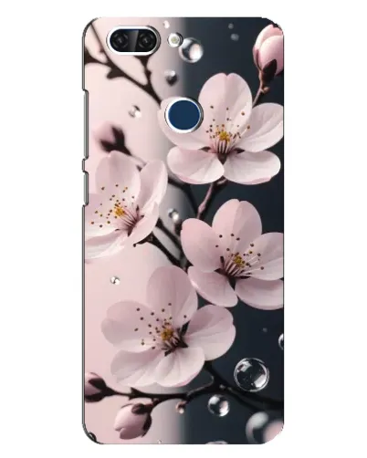 Чехол для ZTE Blade V9 с картинкой «Нежная сакура и капли» Чехол для ZTE Blade V9 с картинкой «Нежная сакура и капли»