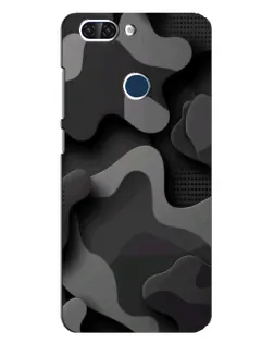 Чехол для ZTE Blade V9 с картинкой «Темный абстрактный камуфляж» Чехол для ZTE Blade V9 с картинкой «Темный абстрактный камуфляж»