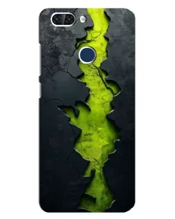 Чехол для ZTE Blade V9 с картинкой «Салатовый разлом скалы» Чехол для ZTE Blade V9 с картинкой «Салатовый разлом скалы»