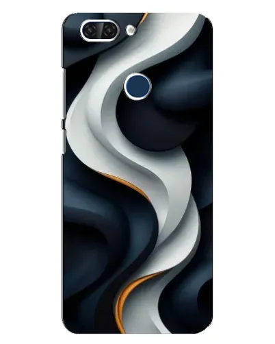 Чохол для ZTE Blade V9 з картинкою «Об'ємні чорно-білі стрічки» Чохол для ZTE Blade V9 з картинкою «Об'ємні чорно-білі стрічки»