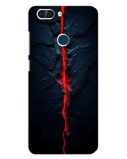 Чохол для ZTE Blade V9 з картинкою «Червона лавова тріщина»