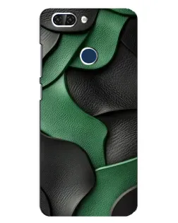 Чохол для ZTE Blade V9 з картинкою «Зелені шкіряні хвилі»