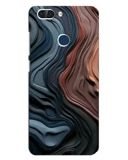 Чохол для ZTE Blade V9 з картинкою «Кольорові хвилі каньйону»