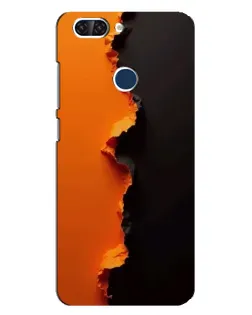 Чохол для ZTE Blade V9 з картинкою «Помаранчевий розлом»