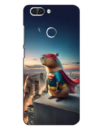 Чехол для ZTE Blade V9 с картинкой «Капи-мен супергерой»