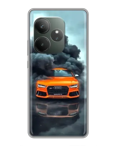 Чохол для ZTE nubia A57 з картинкою «Audi у хмарах диму»
