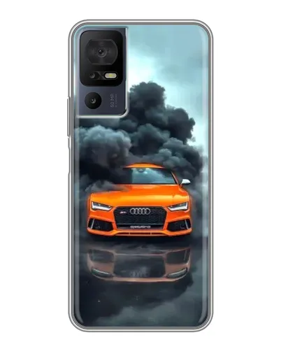 Чохол для ZTE Nubia A75 з картинкою «Audi у хмарах диму»