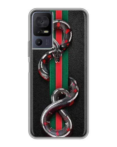 Чохол для ZTE Nubia A76 з картинкою «Gucci — змія на смузі» Чохол для ZTE Nubia A76 з картинкою «Gucci — змія на смузі»
