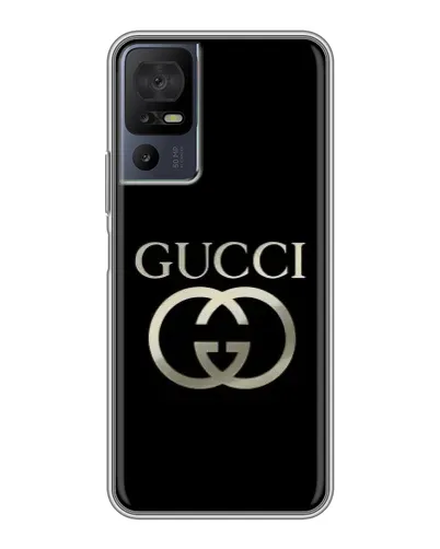 Чохол для ZTE Nubia A76 з картинкою «Gucci — золото на чорному» Чохол для ZTE Nubia A76 з картинкою «Gucci — золото на чорному»