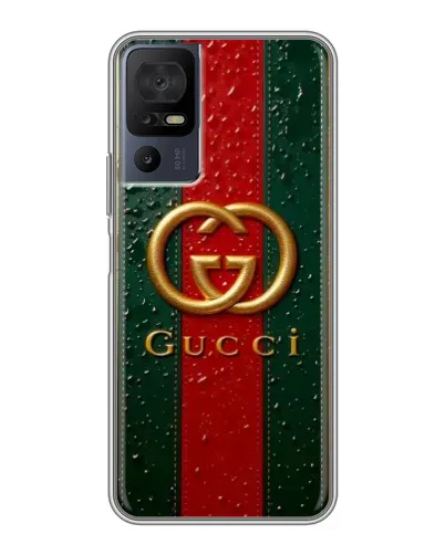 Чохол для ZTE Nubia A76 з картинкою «Gucci — фірмова смуга та золото» Чохол для ZTE Nubia A76 з картинкою «Gucci — фірмова смуга та золото»
