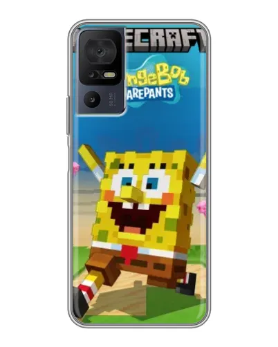 Чохол для ZTE Nubia A76 з картинкою «Губка Боб Minecraft» Чохол для ZTE Nubia A76 з картинкою «Губка Боб Minecraft»