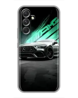 Чохол для ZTE Nubia A77 5g з картинкою «Темний Mercedes AMG»