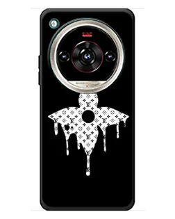 Чехол для ZTE Nubia Focus 2 Ultra с картинкой «Цветочная монограмма»