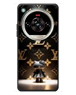 Чехол для ZTE Nubia Focus 2 Ultra с картинкой «Монограмма с фигурой»