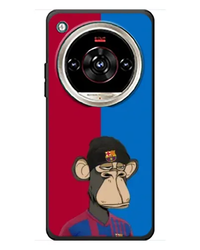 Чехол для ZTE Nubia Focus 2 Ultra с картинкой «Bored Ape — фанат Барсы» Чехол для ZTE Nubia Focus 2 Ultra с картинкой «Bored Ape — фанат Барсы»