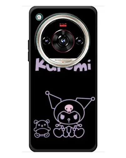 Чехол для ZTE Nubia Focus 2 Ultra с картинкой «Kuromi — черный минимализм» Чехол для ZTE Nubia Focus 2 Ultra с картинкой «Kuromi — черный минимализм»