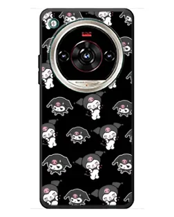 Чохол для ZTE Nubia Focus 2 Ultra з картинкою «Чорний паттерн Kuromi»