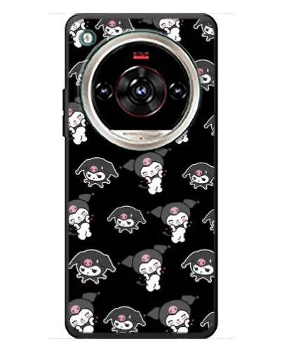 Чехол для ZTE Nubia Focus 2 Ultra с картинкой «Черный паттерн Kuromi» Чехол для ZTE Nubia Focus 2 Ultra с картинкой «Черный паттерн Kuromi»