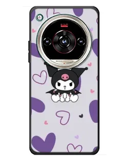 Чохол для ZTE Nubia Focus 2 Ultra з картинкою «Kuromi та лавандові серця»