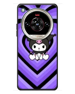 Чохол для ZTE Nubia Focus 2 Ultra з картинкою «Kuromi та фіолетові серця»