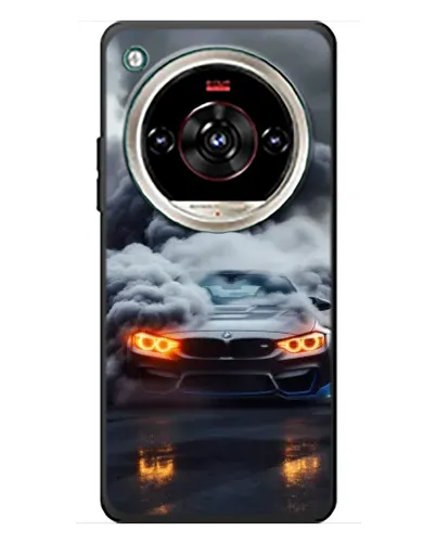 Чохол для ZTE Nubia Focus 2 Ultra з картинкою «BMW у диму»
