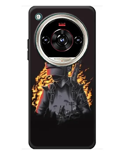 Чехол для ZTE Nubia Focus 2 Ultra с картинкой «PUBG — огненный силуэт» Чехол для ZTE Nubia Focus 2 Ultra с картинкой «PUBG — огненный силуэт»