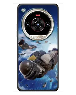 Чохол для ZTE Nubia Focus 2 Ultra з картинкою «Десант PUBG — стрибок»