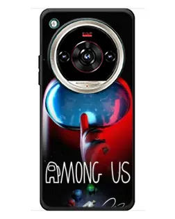 Чохол для ZTE Nubia Focus 2 Ultra з картинкою «Червоний імпостер — макро»