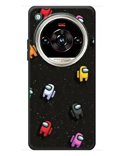 Чохол для ZTE Nubia Focus 2 Ultra з картинкою «Космічний патерн Among Us»