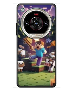 Чехол для ZTE Nubia Focus 2 Ultra с картинкой «Стив на ферме»