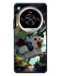 Чехол для ZTE Nubia Focus 2 Ultra с картинкой «Стив и гусь» Чехол для ZTE Nubia Focus 2 Ultra с картинкой «Стив и гусь»