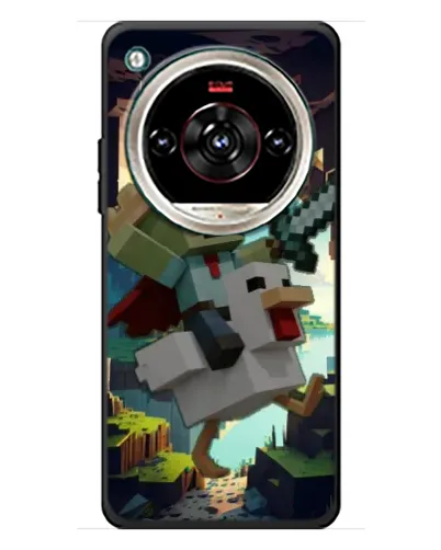 Чехол для ZTE Nubia Focus 2 Ultra с картинкой «Стив и гусь» Чехол для ZTE Nubia Focus 2 Ultra с картинкой «Стив и гусь»