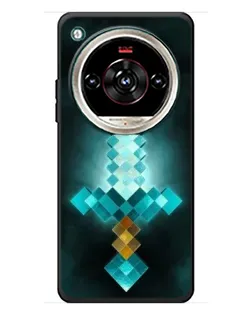 Чехол для ZTE Nubia Focus 2 Ultra с картинкой «Алмазный меч неон» Чехол для ZTE Nubia Focus 2 Ultra с картинкой «Алмазный меч неон»