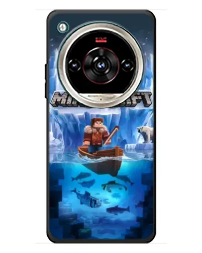 Чехол для ZTE Nubia Focus 2 Ultra с картинкой «Minecraft ледяной мир» Чехол для ZTE Nubia Focus 2 Ultra с картинкой «Minecraft ледяной мир»