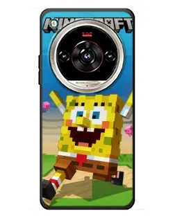 Чехол для ZTE Nubia Focus 2 Ultra с картинкой «Губка Боб Minecraft» Чехол для ZTE Nubia Focus 2 Ultra с картинкой «Губка Боб Minecraft»